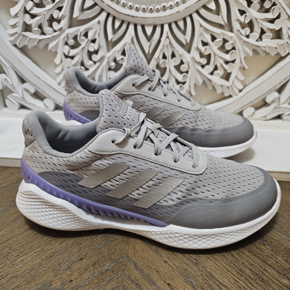 Adidas Women's Gray/Purple Running Shoes size 9